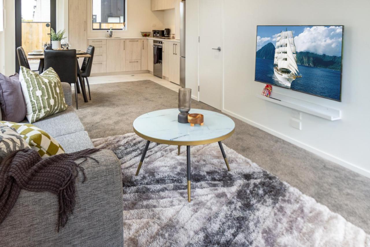 크라이스트처치 Peaceful Park View Townhouse 2 Bed W/Carpark 아파트 외부 사진