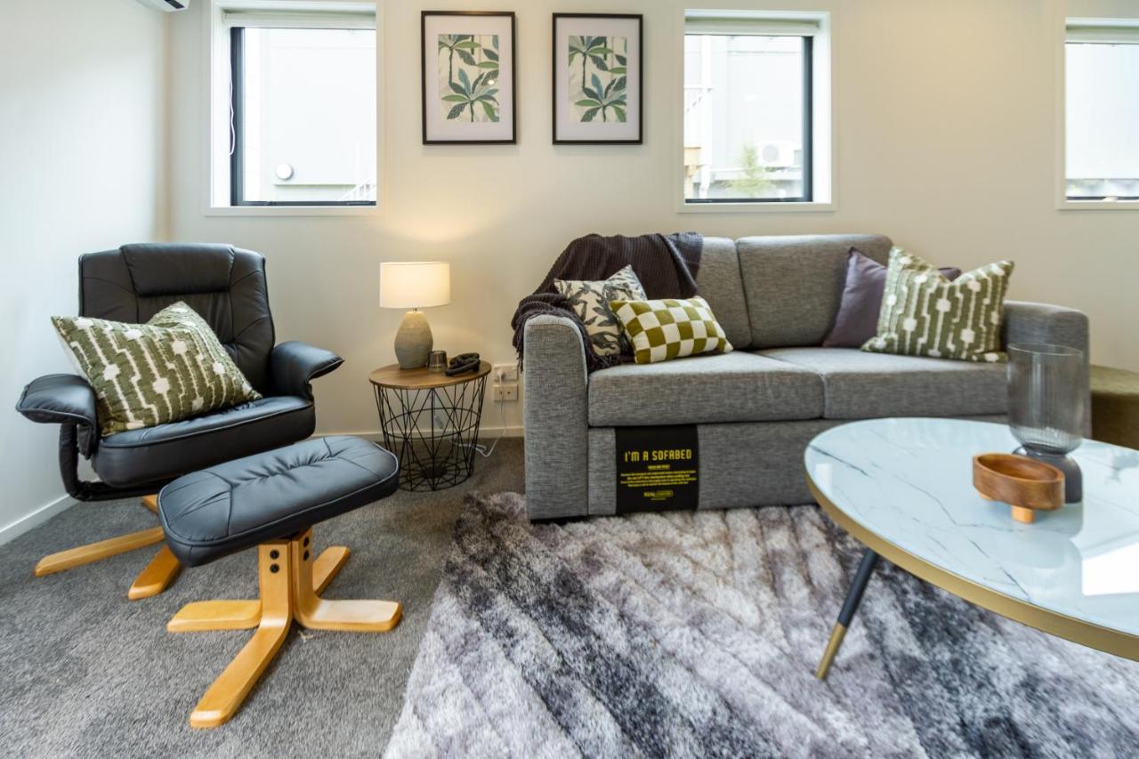 크라이스트처치 Peaceful Park View Townhouse 2 Bed W/Carpark 아파트 외부 사진
